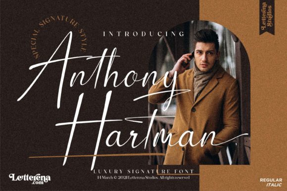 Anthony Hartman: A Refined Script Font for Digital Branding