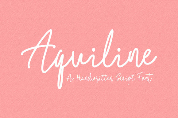 Aquiline Font for Handmade Creations