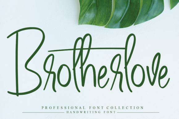 Brotherlove: A Handwritten Font That Elevates Handmade Creations