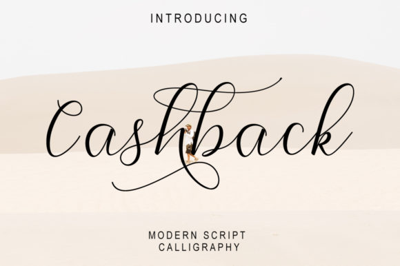 Cashback Font for Editorial Design