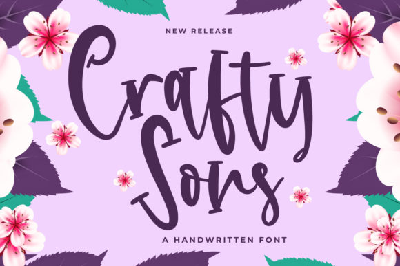 Crafty Sons: A Timeless Handwritten Font for Branding