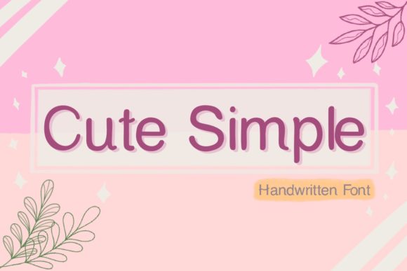 Cute Simple Font for Business Branding