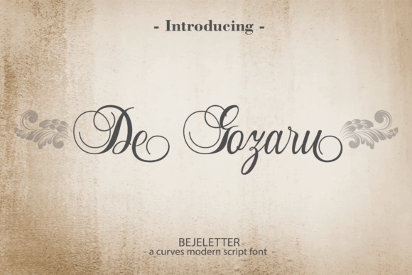 De Gozaru: A Timeless Script Font for Handmade Creations