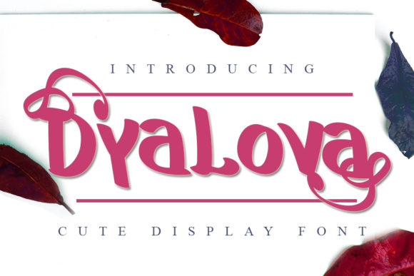 Dyalova: A Whimsical Handwritten Font for Editorial Design