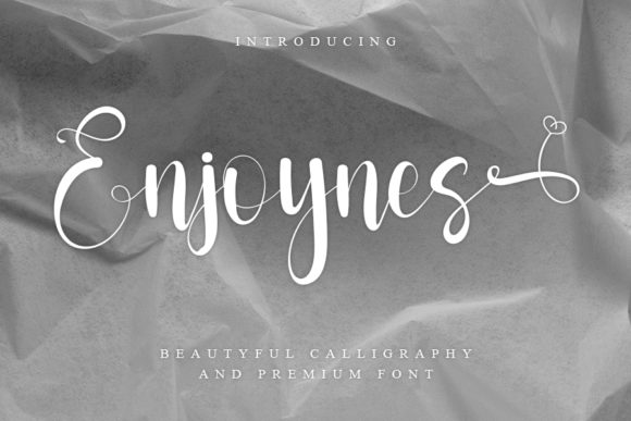 Enjoynes: A Stylish Font for Small Business Branding