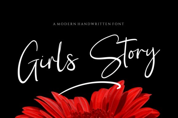 Girl Story Font for Handmade Creations