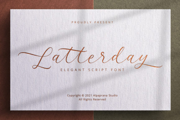 Latterday: A Handwritten Font That Elevates Digital Design