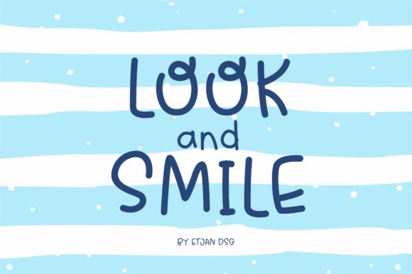 Look and Smile: A Playful Font for Polished Branding