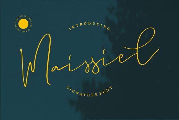 Maissiel: A Handwritten Font That Elevates Brand Identity