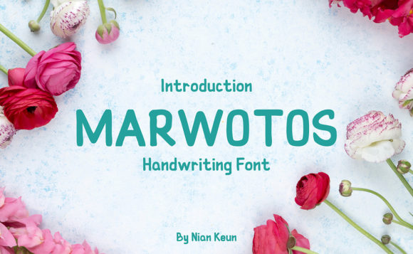 Marwotos: A Handwritten Font for Modern Web Design