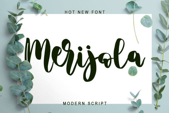 Merijola: A Whimsical Script Font for Your Brand