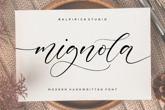 Mignola Handwritten Font for Branding Projects