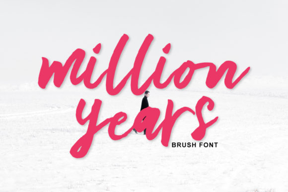 Million Years Font for Modern Web Design