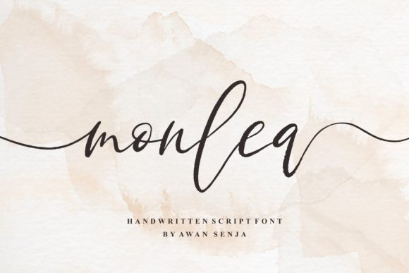 Monlea: A Handwritten Font for Editorial Design and Branding