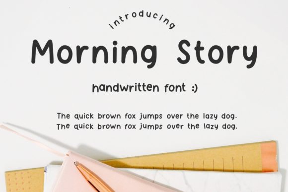 Morning Story Script Font Review