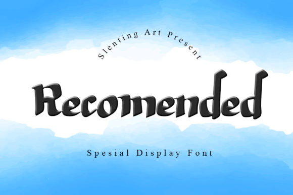 Recomended Font for Professional Branding
