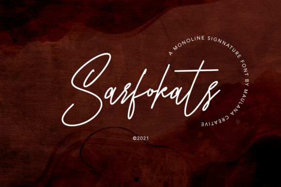 Sarfokats: A Delicate Script Font for Digital Design