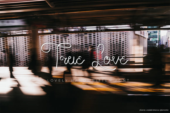 True Love Font: A Timeless Script for Handmade Creations