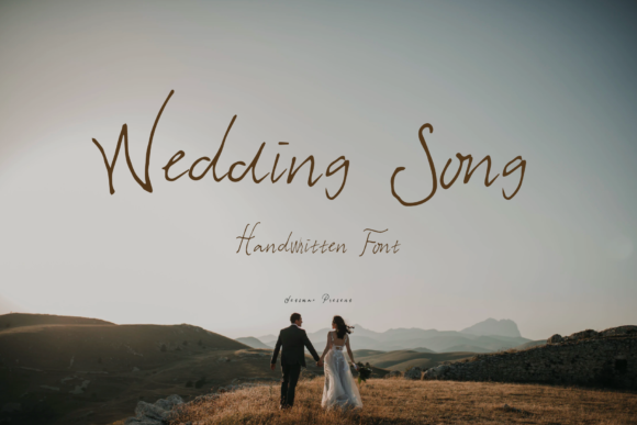 Wedding Song: A Handwritten Font for Elegant Editorial Design