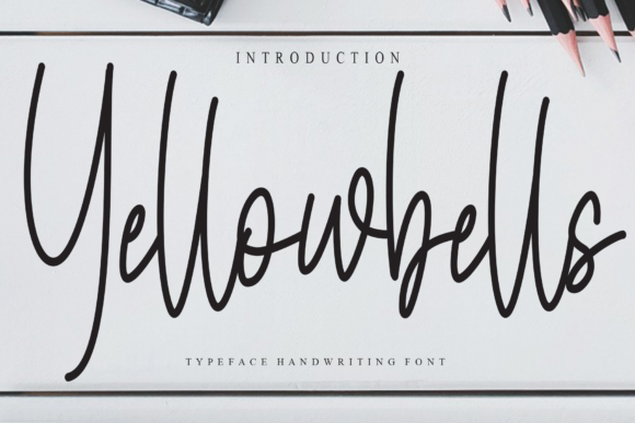 Yellowbells Font for Handmade and Commercial Projects